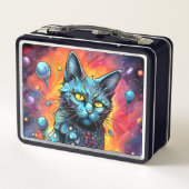 Lunch Box Chat bleu I (Dos)