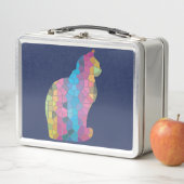 Lunch Box Chat coloré (En situation)