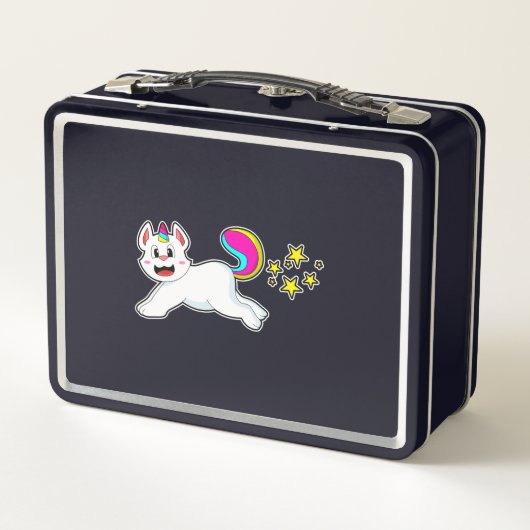 Lunch Box Chat comme licorne (Dos)