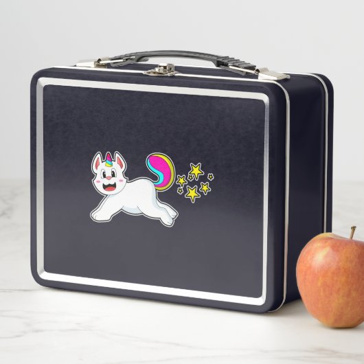 Lunch Box Chat comme licorne (En situation)