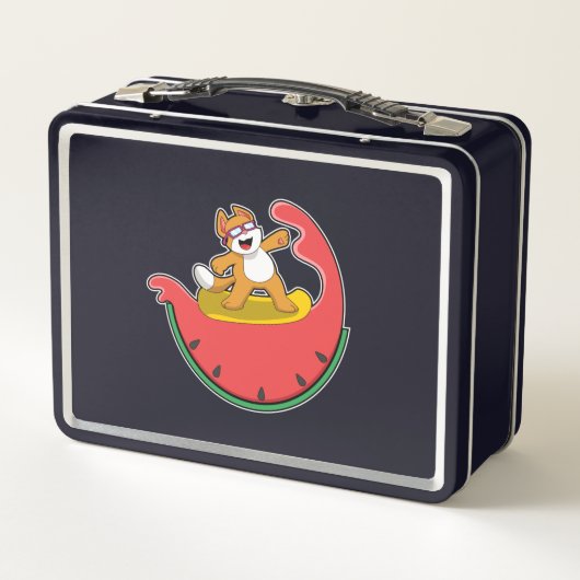 Lunch Box Chat comme surfer avec Watermelon (Dos)