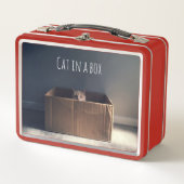 Lunch Box Chat dans une boîte. Le maître du chat Zen. (Devant)