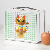 Lunch Box Chat de bonne chance (En situation)