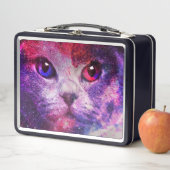 Lunch Box Chat de la galaxie violette (En situation)