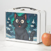 Lunch Box Chat de Noël islandais Yule (En situation)