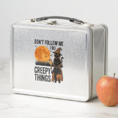 Lunch Box Chat d'Halloween Choses Effrayantes Sorcière Drôle (En situation)