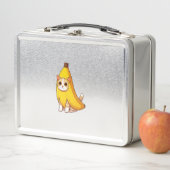 Lunch Box Chat en costume de banane (En situation)