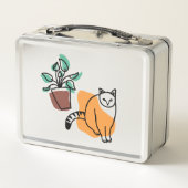 Lunch Box Chat et le plante (Dos)