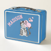 Lunch Box Chat français personnalisées boîte à lunch en méta (Dos)