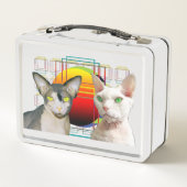 Lunch Box Chat Ninja Devon Rex Casper de Sphynx (Dos)