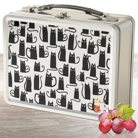 Lunch Box Chat noir amusant