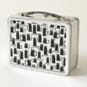 Lunch Box Chat noir amusant (Dos)