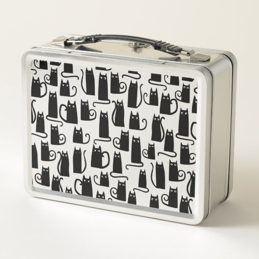 Lunch Box Chat noir amusant (Dos)