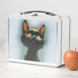 Lunch Box Chat noir enchanté