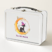 Lunch Box Chat noir - Vous êtes magique (Devant)