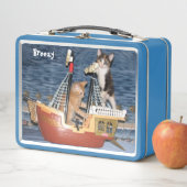 Lunch Box Chat Personnalisé / Chiten Pirates (En situation)