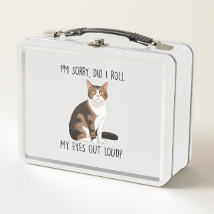 Lunch Box Chat Sarcastique Et Cute