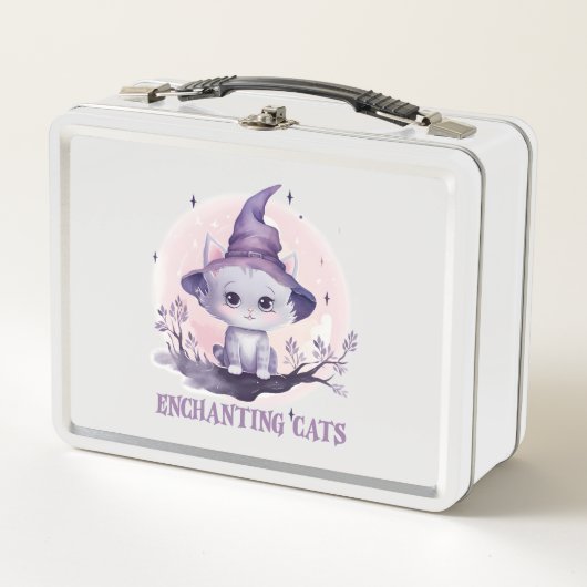 Lunch Box Chat sorcier enchanteur (Devant)