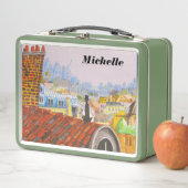 Lunch Box Chat sur le toit de Paris (En situation)