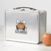 Lunch Box Chatoween Chat Noir Fantôme Halloween Conception V (En situation)