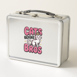Lunch Box Chats avant frères conception de t-shirt vintage d