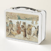 Lunch Box Chats Carol Chant de Louis Wain (Dos)