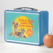 Lunch Box Chats & Chiens Font De La Vie Paw-some ! (En situation)