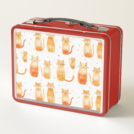 Lunch Box Chats Kitty Orange (Dos)