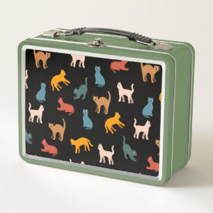 Lunch Box Chats sur le noir