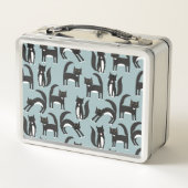 Lunch Box Chats Tuxedo noirs et blancs (Dos)