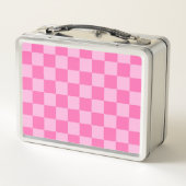 Lunch Box Chaud Pink Checkerboard (Dos)