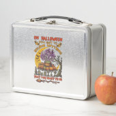 Lunch Box Chaudière de chat de fantôme de citrouille Devenez (En situation)