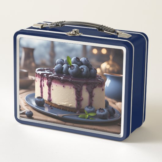 Lunch Box Cheesecake aux bleuets (Devant)
