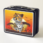 Lunch Box Cheetah African Feline Wild Animal (Dos)