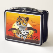 Lunch Box Cheetah African Feline Wild Animal (Devant)