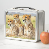 Lunch Box Cheetah Animal Nature Wildlife Affection Caring (En situation)