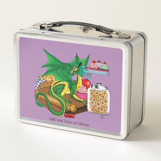 Lunch Box Chef pâtissier Dragon Vert (Dos)