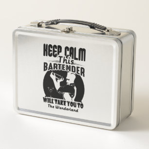 Lunch Box Chemise Bartender - Gardez Le Calme Cette T-shirt 