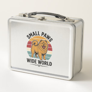 Lunch Box Chemise Chow Chow Petits Pattes Grand Monde Vintag