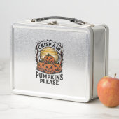 Lunch Box Chemise Citrouille Effrayante Gravure Vintage Auto (En situation)