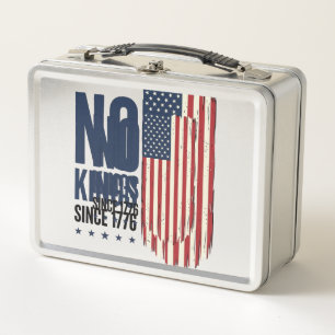 Lunch Box Chemise de conception de drapeau patriotique sans 