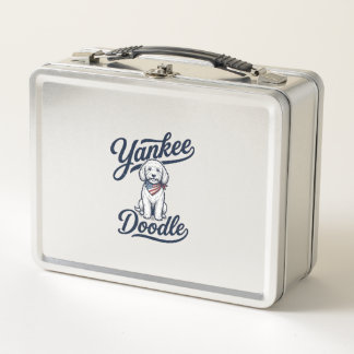 Lunch Box Chemise de conception de gravure vintage de chien
