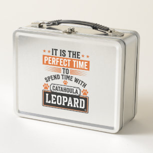 Lunch Box Chemise de conception de temps de vintage de chien