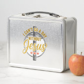 Lunch Box Chemise de conception de typographie chrétienne Jé (En situation)