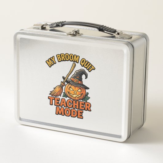 Lunch Box Chemise de professeur Halloween drôle conception d (Devant)