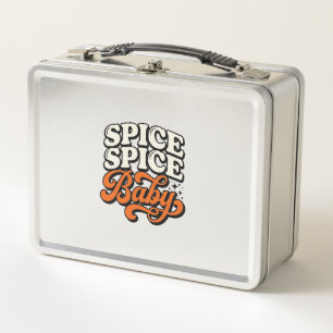 Lunch Box Chemise de typographie rétro vintage Spice Spice B