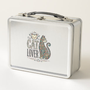Lunch Box Chemise Graphique de Style de Gravure pour Amoureu