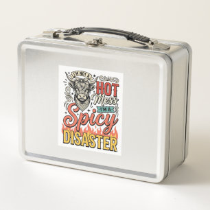 Lunch Box Chemise occidentale vintage de vache des Highlands