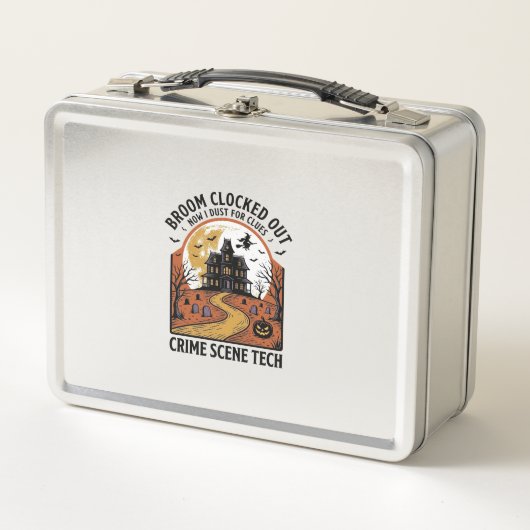 Lunch Box Chemise Technicien de Scène de Crime Drôle Hallowe (Devant)