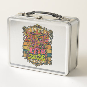 Lunch Box Chemise Vintage Eagle 1776 2026 Bulles Patriotique